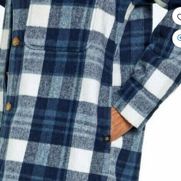 Banana Republic Women's Brushed Flannel Shirt Jacket shacket size medium! EUC! - Picture 5 of 13